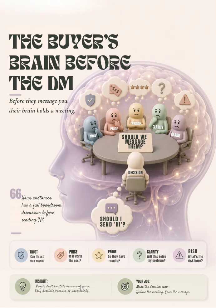 Buyer Brain page from The Silent No workbook